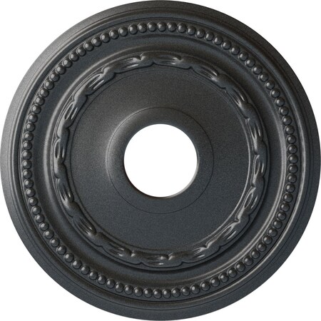 Ekena Millwork Federal Ceiling Medallion (Fits Canopies up to 8 1/2"), 15 3/8"OD x 3 5/8"ID x 1"P, Pewter CM15FEPES